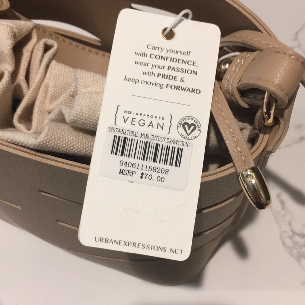Urban Expressions Mini Cut Out Bucket Bag - Picture 8 of 8